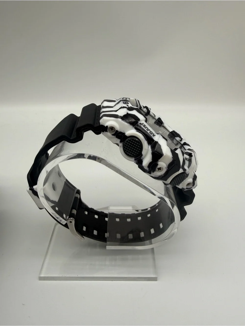 Casio G-Shock GA-700SK Custom B&W Art Watch